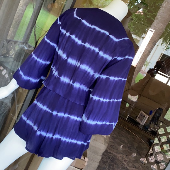Blue Life Wild and Free Tie dye romper - Picture 4 of 7